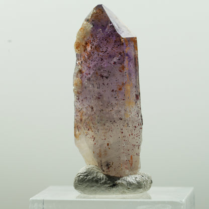 Seltene Phantom Skelett Amethyst mit Eisen Spitze Brandberg, Namibia 37*15*13mm #13633