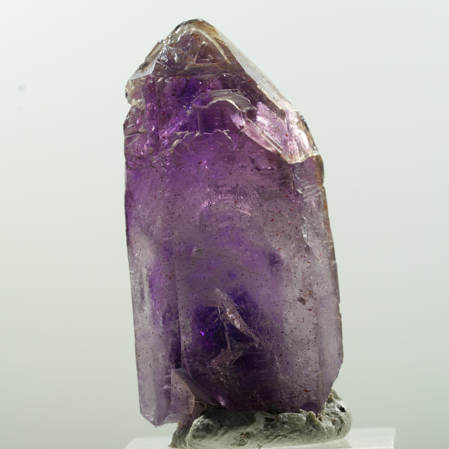 Seltene Skelett Phantom Amethyst Spitze Brandberg, Namibia 47*22*16mm #13636