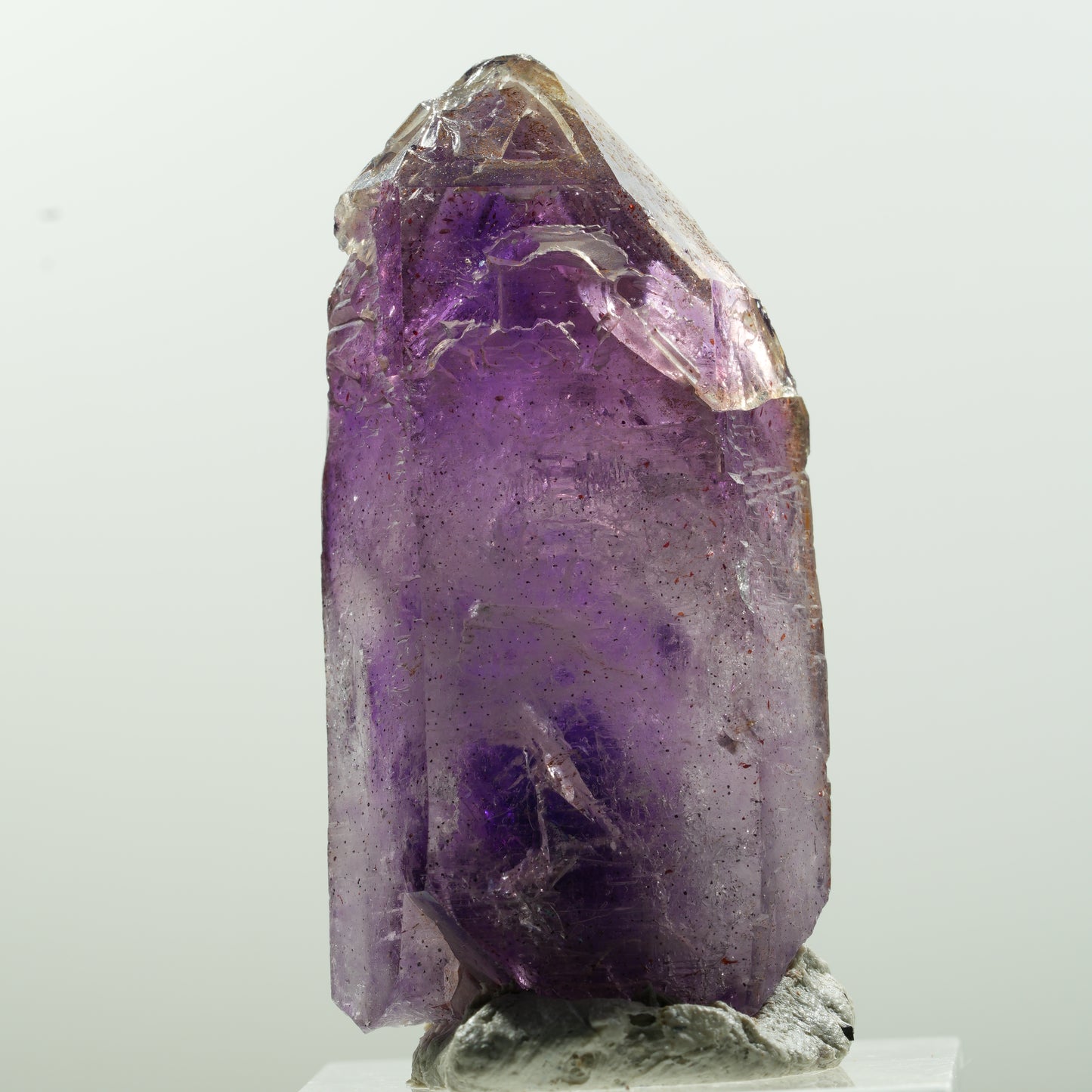 Seltene Skelett Phantom Amethyst Spitze Brandberg, Namibia 47*22*16mm #13636