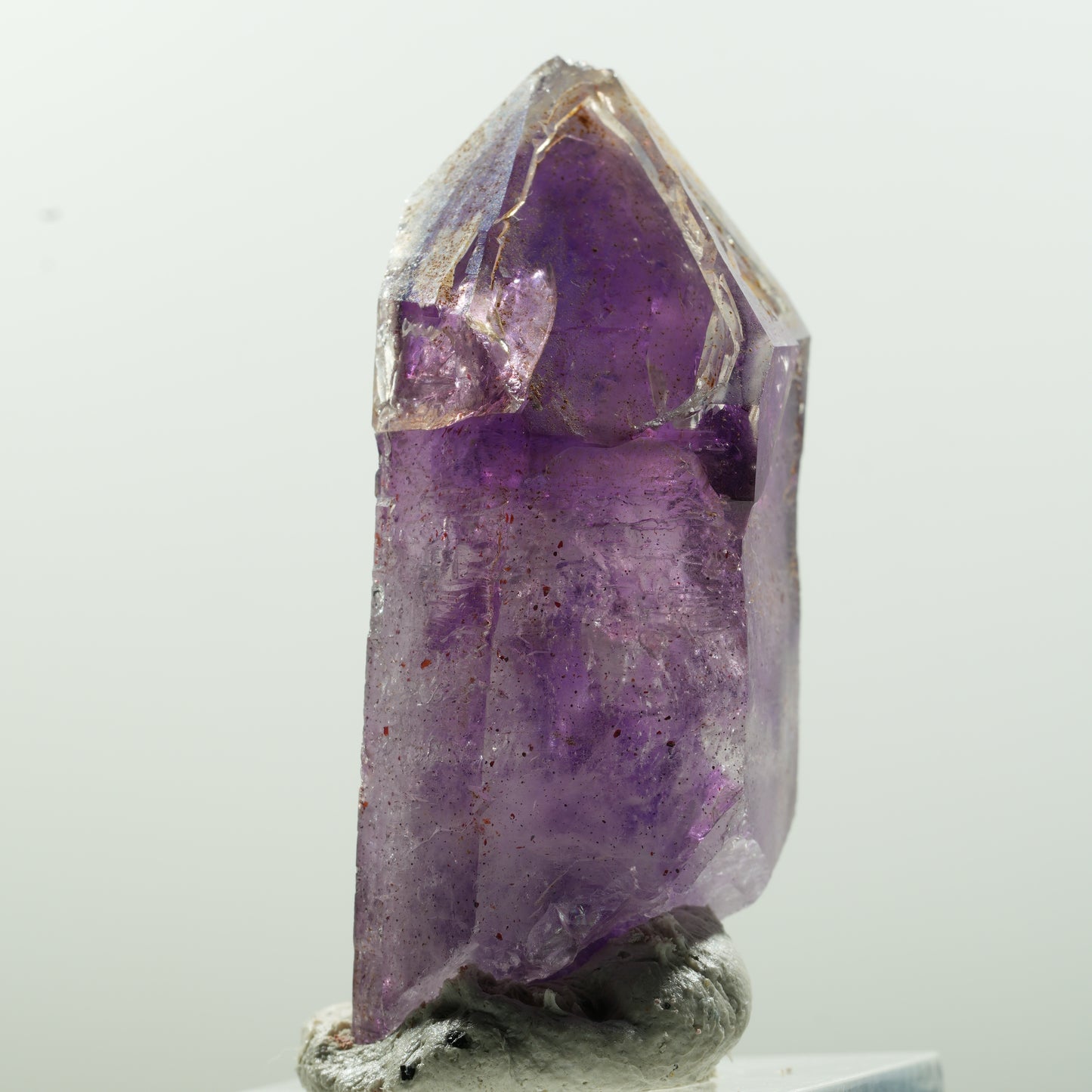 Seltene Skelett Phantom Amethyst Spitze Brandberg, Namibia 47*22*16mm #13636