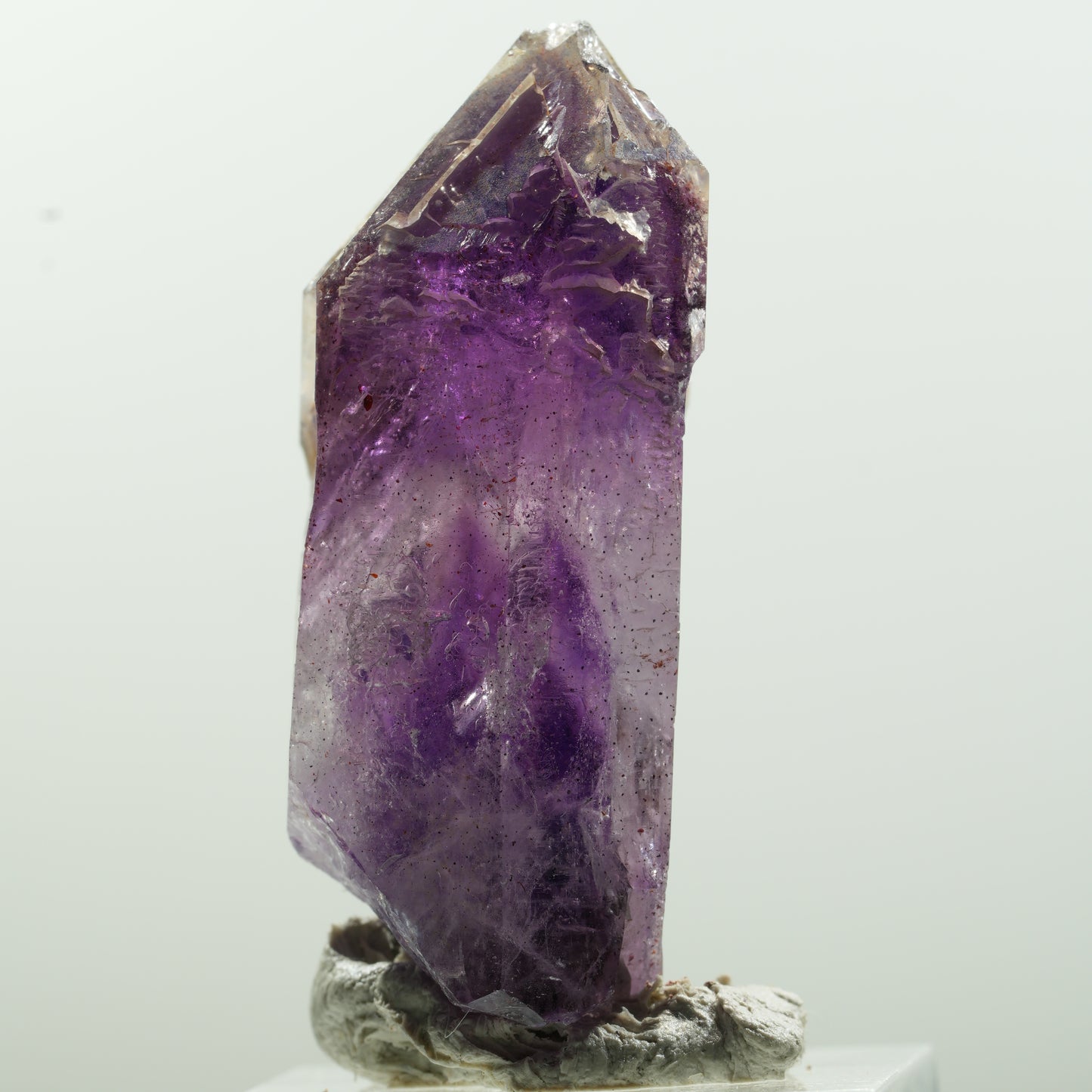 Seltene Skelett Phantom Amethyst Spitze Brandberg, Namibia 47*22*16mm #13636