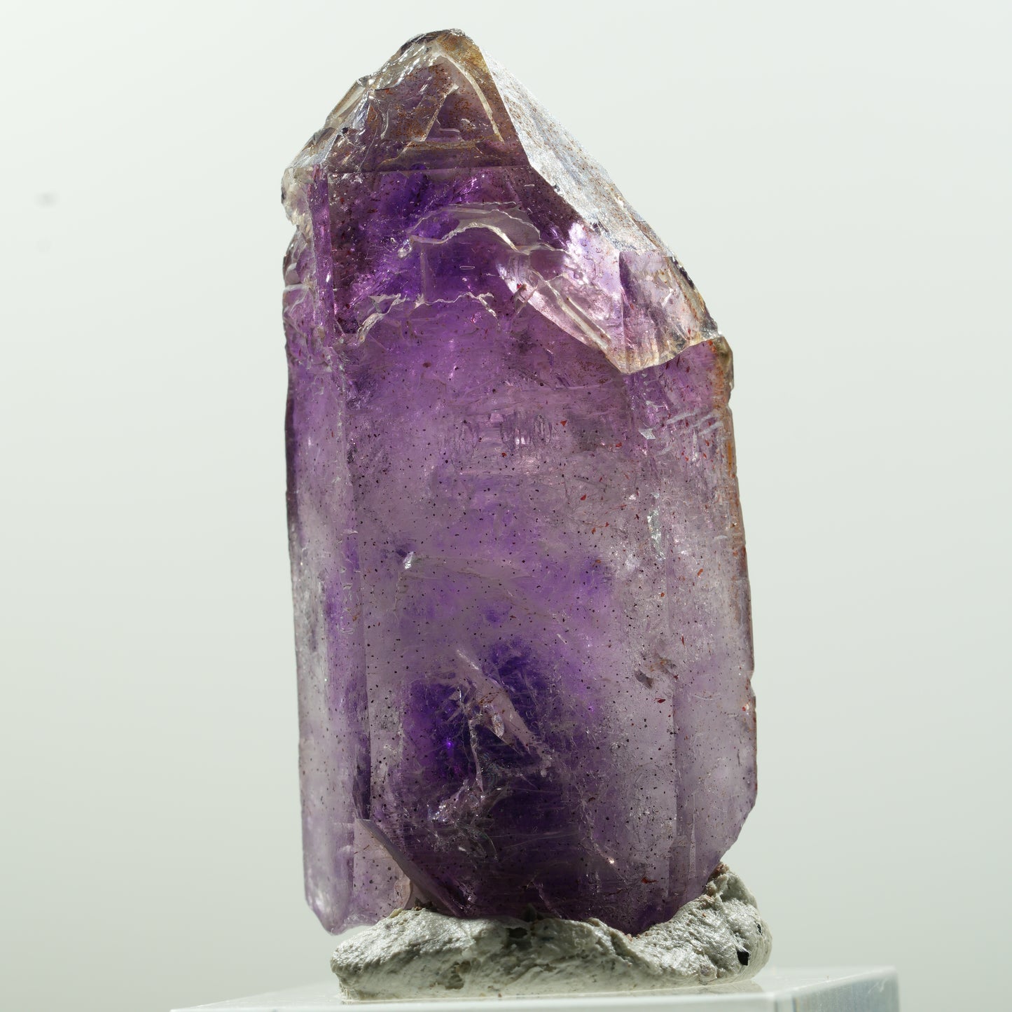 Seltene Skelett Phantom Amethyst Spitze Brandberg, Namibia 47*22*16mm #13636