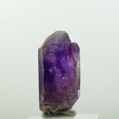 Pointe d'améthyste fantôme avec squelette enhydre, 1 bulle Brandberg, Namibie 35*17*13mm #13639