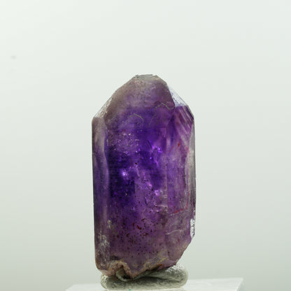 Pointe d'améthyste fantôme avec squelette enhydre, 1 bulle Brandberg, Namibie 35*17*13mm #13639