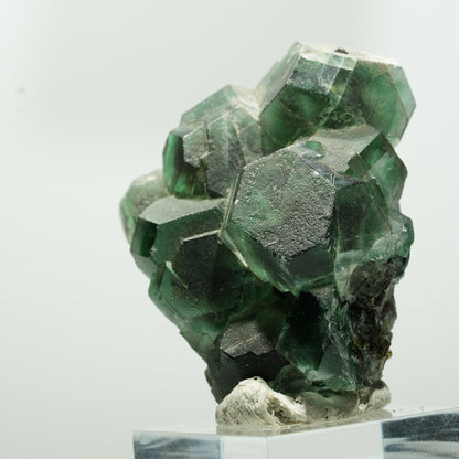 Phantom Fluorit hexagonal, Schörl Turmalin Stufe Erongo, Namibia 55*41*27mm #13644