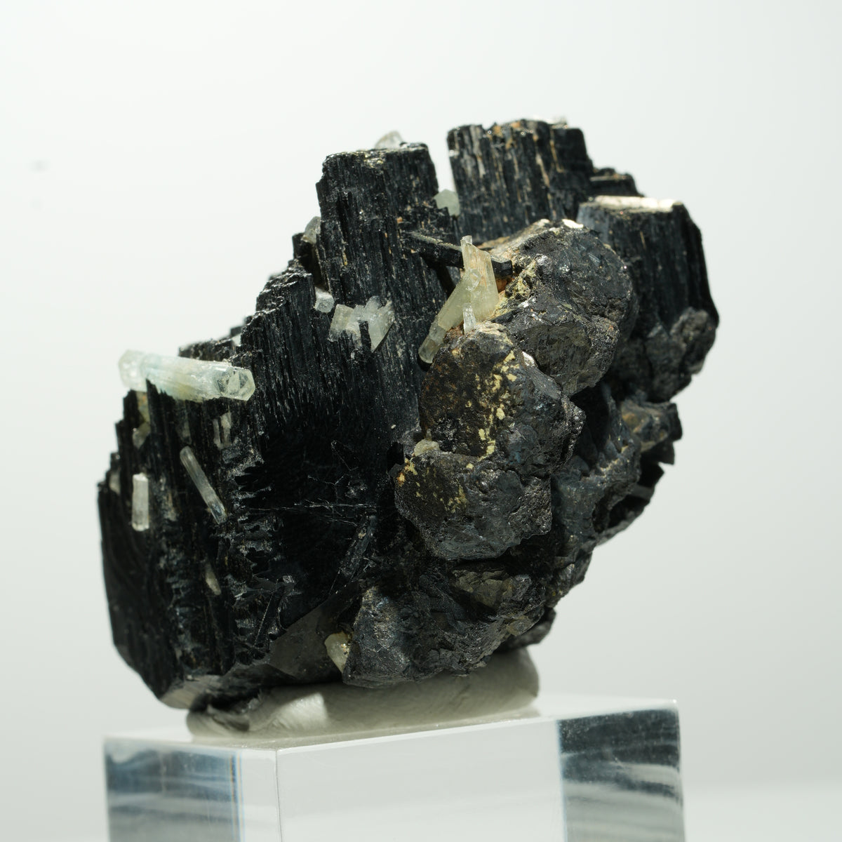 Seltene Aquamarin, Schörl Turmalin, Orthoklas Stufe Erongo, Namibia 53*40*33mm #13657