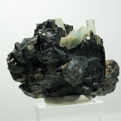 Seltene Aquamarin, Schörl Turmalin, Orthoklas Stufe Erongo, Namibia 53*40*33mm #13657