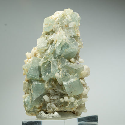 Seltene Phantom Fluorit Würfel, Quarz Stufe Omehane, Namibia 60*45*28mm #13658
