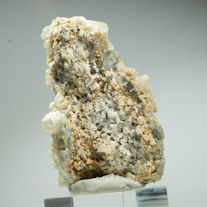 Seltene Phantom Fluorit Würfel, Quarz Stufe Omehane, Namibia 60*45*28mm #13658