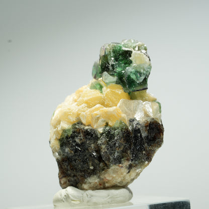 Seltene Phantom Fluorit Würfel, Muskovit Erongo, Namibia 37*27*23mm #13662
