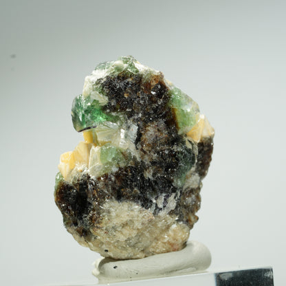 Seltene Phantom Fluorit Würfel, Muskovit Erongo, Namibia 37*27*23mm #13662