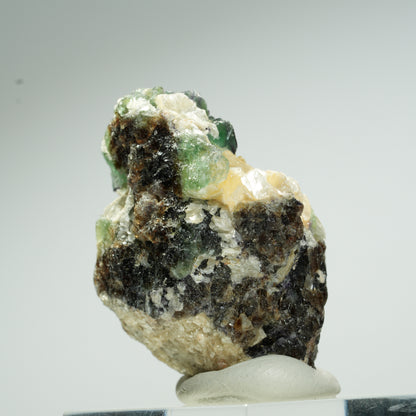 Seltene Phantom Fluorit Würfel, Muskovit Erongo, Namibia 37*27*23mm #13662