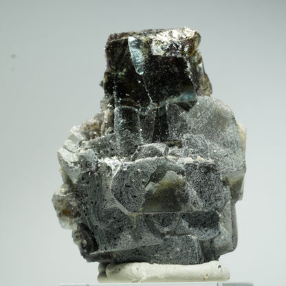 Bunte Phantom Fluorit, Schörl Turmalin, Hyalit Opal, Muskovit Erongo, Namibia 47*36*28mm #13667