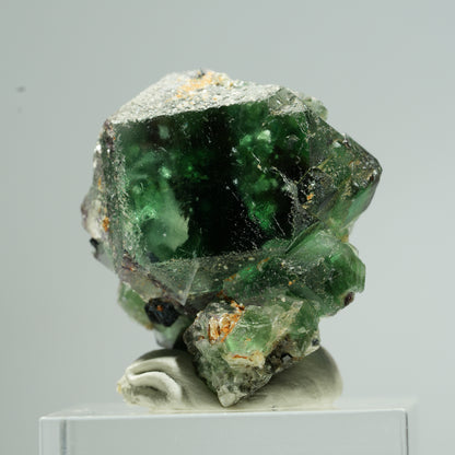 Phantom Fluorit Würfel, Schörl Turmalin, Muskovit Erongo, Namibia 28*25*22mm #13676