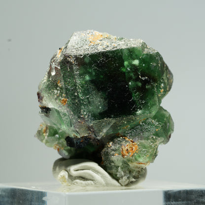 Phantom Fluorit Würfel, Schörl Turmalin, Muskovit Erongo, Namibia 28*25*22mm #13676