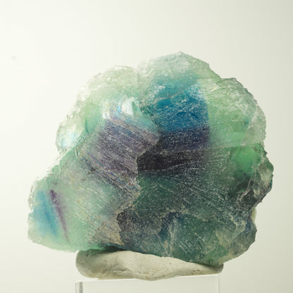 Seltene Phantom Fluorit Würfel Stufe, grün lila Omehane, Namibia 52*45*30mm #13687