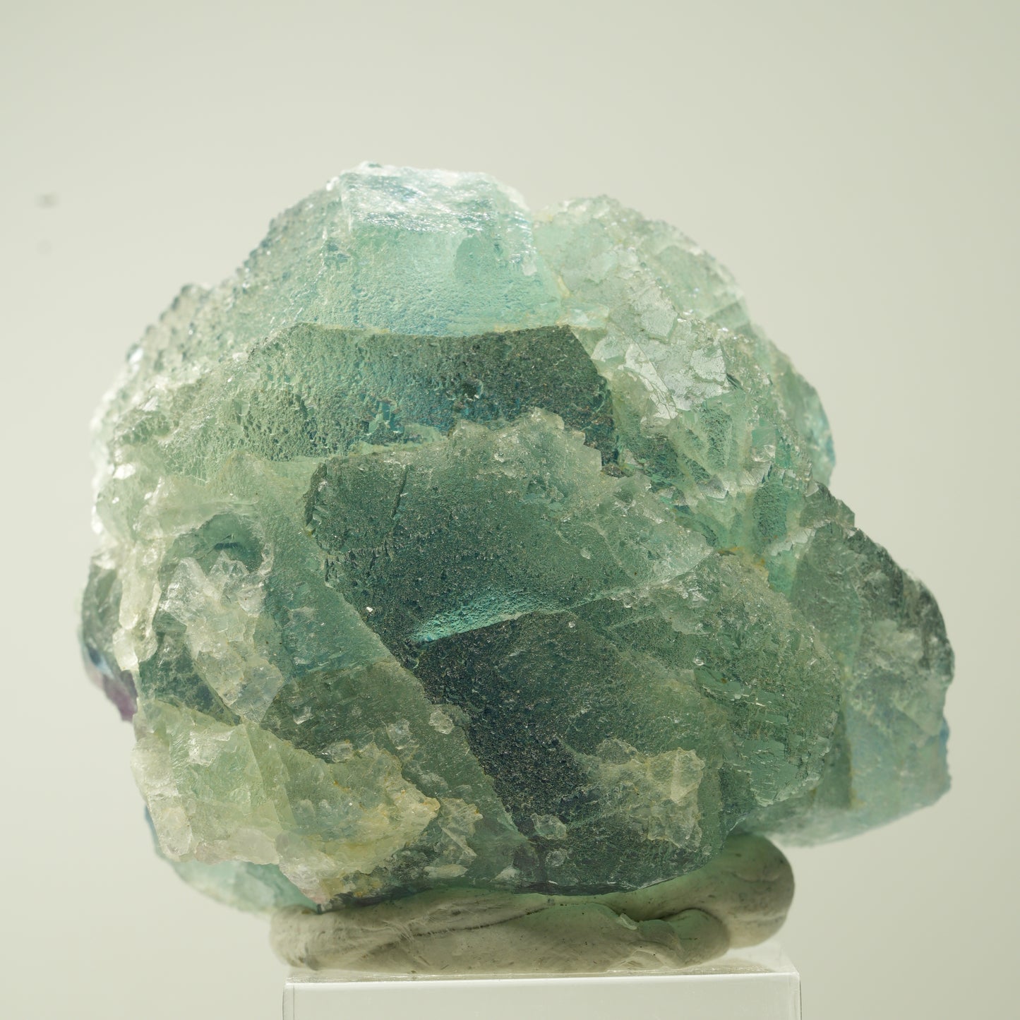 Seltene Phantom Fluorit Würfel Stufe, grün lila Omehane, Namibia 52*45*30mm #13687