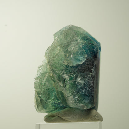 Seltene Phantom Fluorit Würfel Stufe, grün lila Omehane, Namibia 52*45*30mm #13687