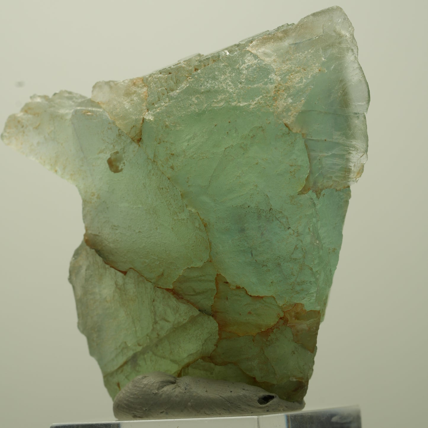 Seltene Phantom Fluorit Würfel Stufe, grün parkettiert Erongo, Namibia 52*48*23mm #13689