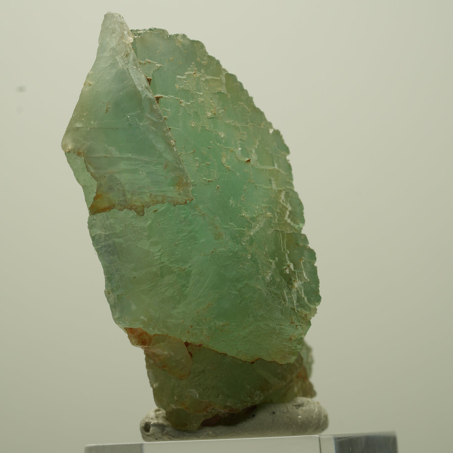 Seltene Phantom Fluorit Würfel Stufe, grün parkettiert Erongo, Namibia 52*48*23mm #13689