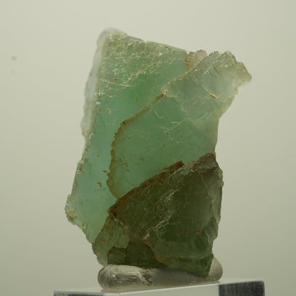 Seltene Phantom Fluorit Würfel Stufe, grün parkettiert Erongo, Namibia 52*48*23mm #13689