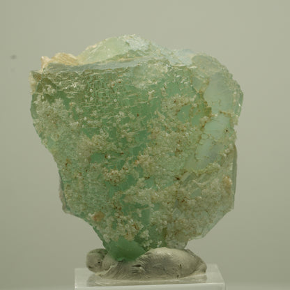 Seltene Phantom Fluorit Würfel Stufe, grün parkettiert Erongo, Namibia 50*37*30mm #13690