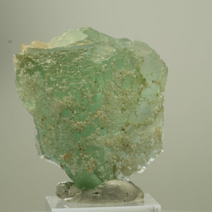 Seltene Phantom Fluorit Würfel Stufe, grün parkettiert Erongo, Namibia 50*37*30mm #13690