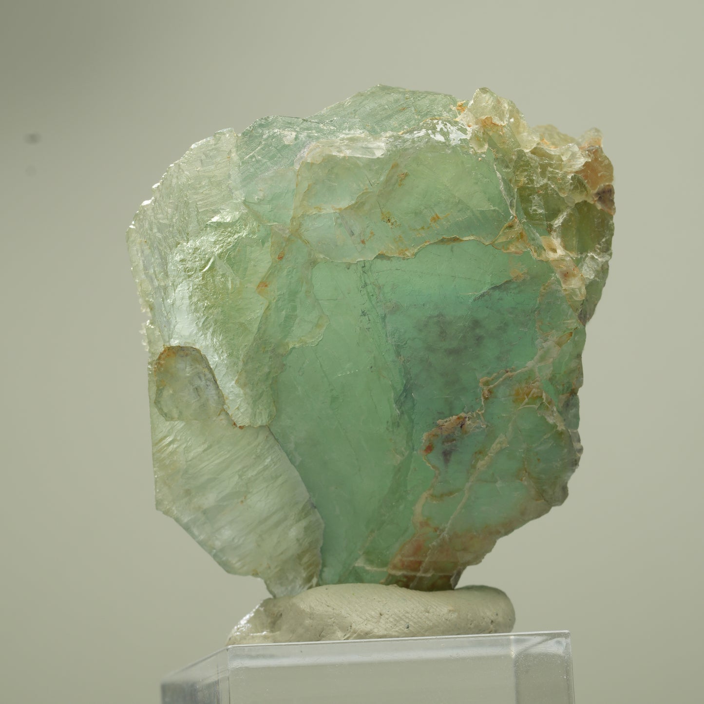 Seltene Phantom Fluorit Würfel Stufe, grün parkettiert Erongo, Namibia 50*37*30mm #13690