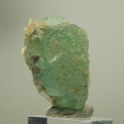 Seltene Phantom Fluorit Würfel Stufe, grün parkettiert Erongo, Namibia 50*37*30mm #13690