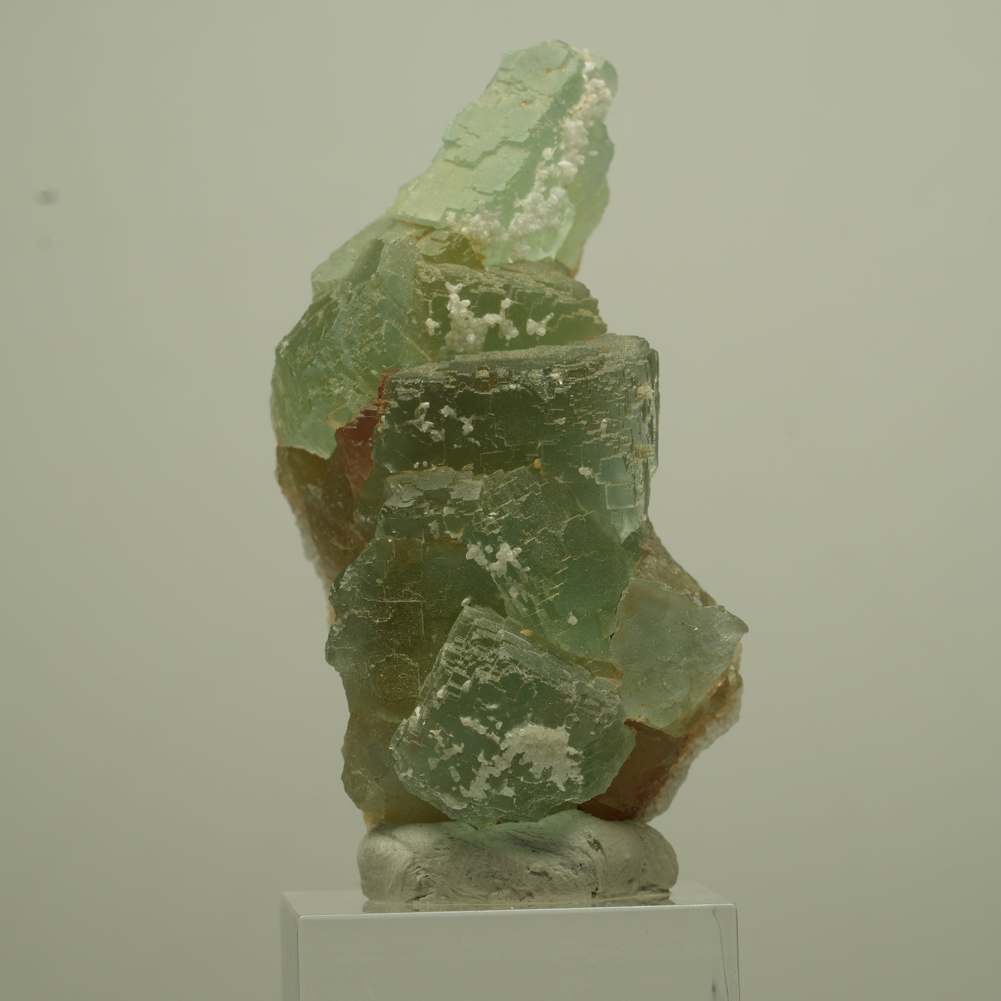 Seltene Phantom Fluorit Würfel Stufe, grün parkettiert Omehane, Namibia 60*30*23mm #13691