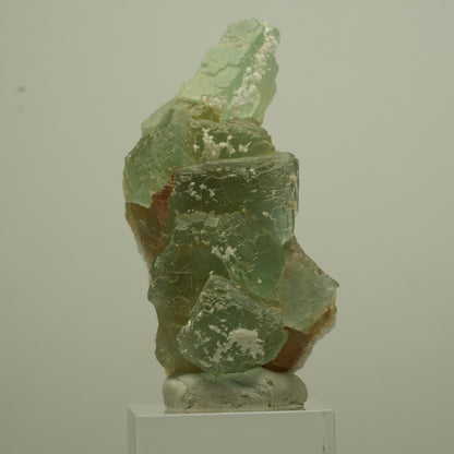 Seltene Phantom Fluorit Würfel Stufe, grün parkettiert Omehane, Namibia 60*30*23mm #13691