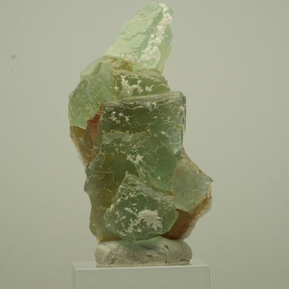 Seltene Phantom Fluorit Würfel Stufe, grün parkettiert Omehane, Namibia 60*30*23mm #13691