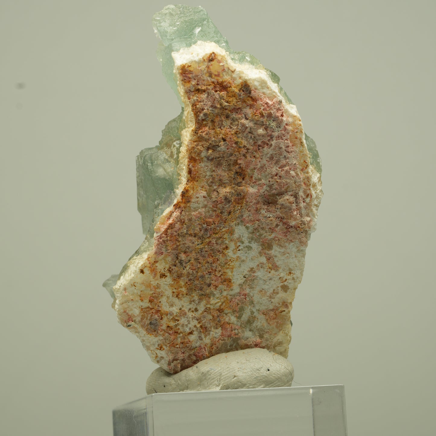 Seltene Phantom Fluorit Würfel Stufe, grün parkettiert Omehane, Namibia 60*30*23mm #13691