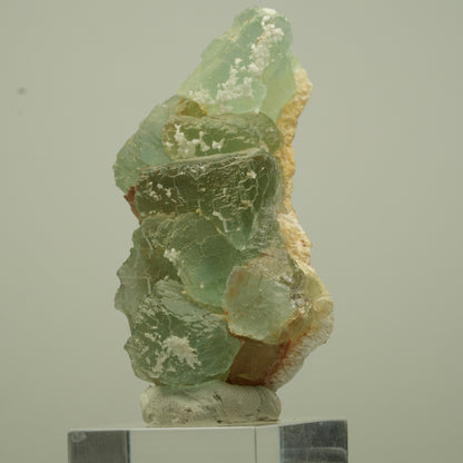 Seltene Phantom Fluorit Würfel Stufe, grün parkettiert Omehane, Namibia 60*30*23mm #13691