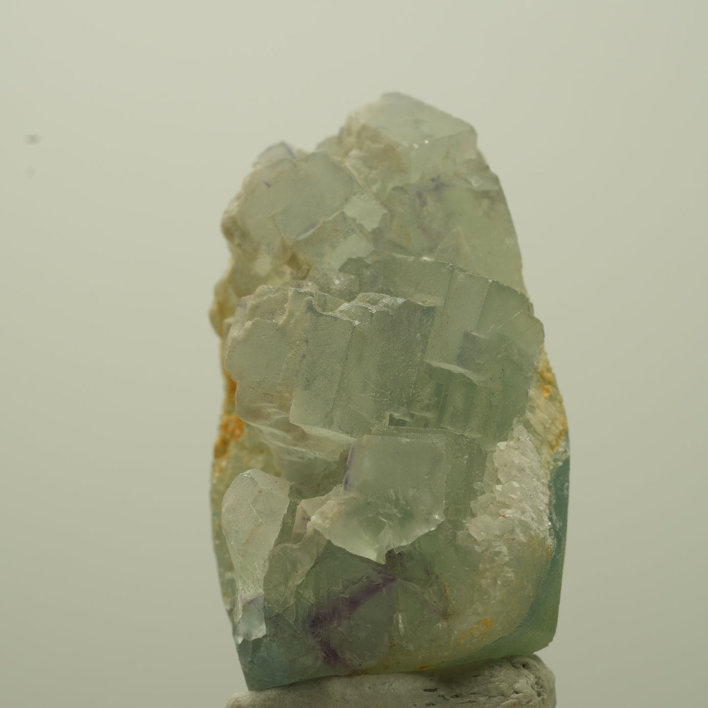 Seltene Phantom Fluorit Stufe, grün lila Omehane, Namibia 36*23*22mm #13692
