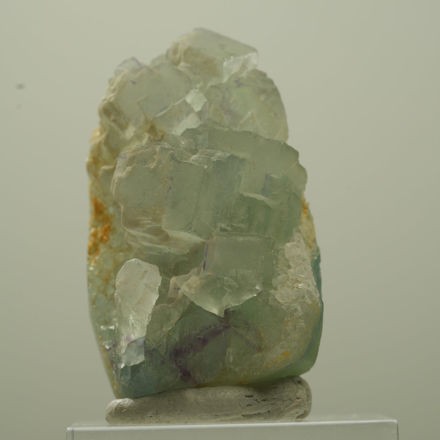 Seltene Phantom Fluorit Stufe, grün lila Omehane, Namibia 36*23*22mm #13692