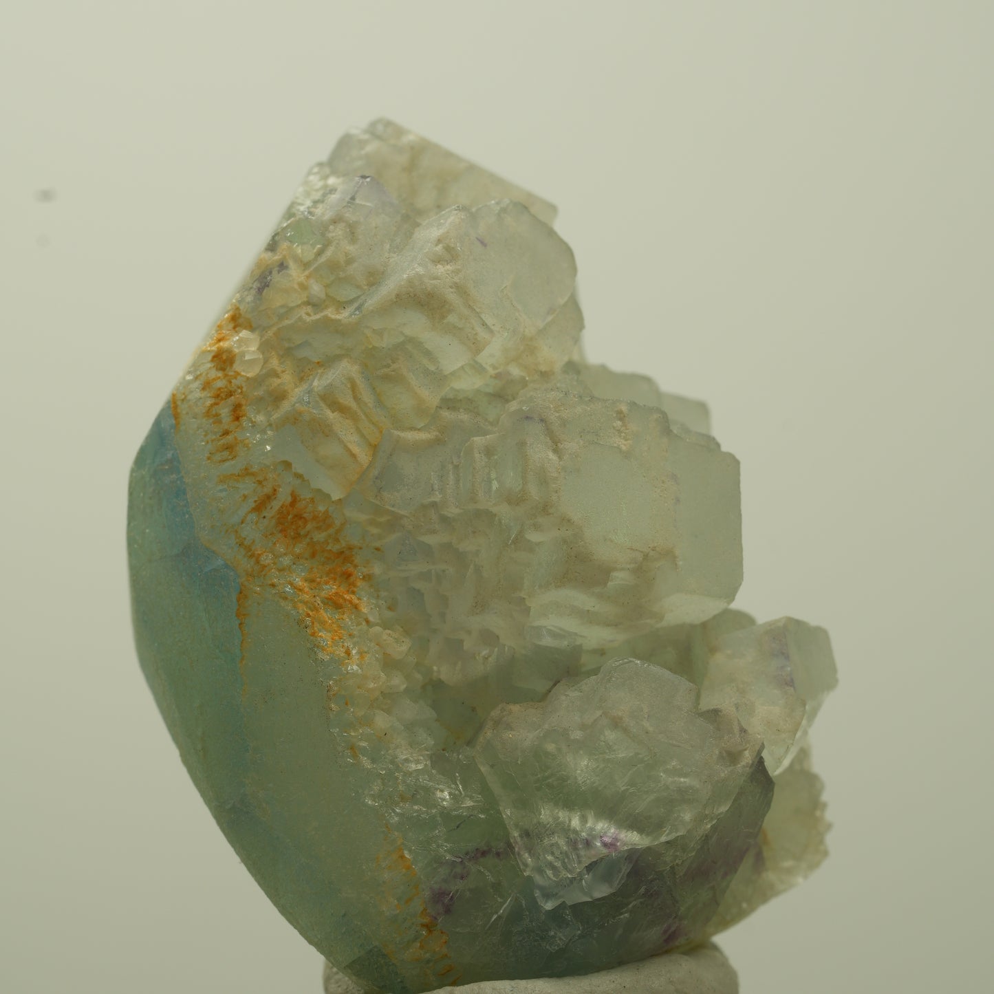 Seltene Phantom Fluorit Stufe, grün lila Omehane, Namibia 36*23*22mm #13692