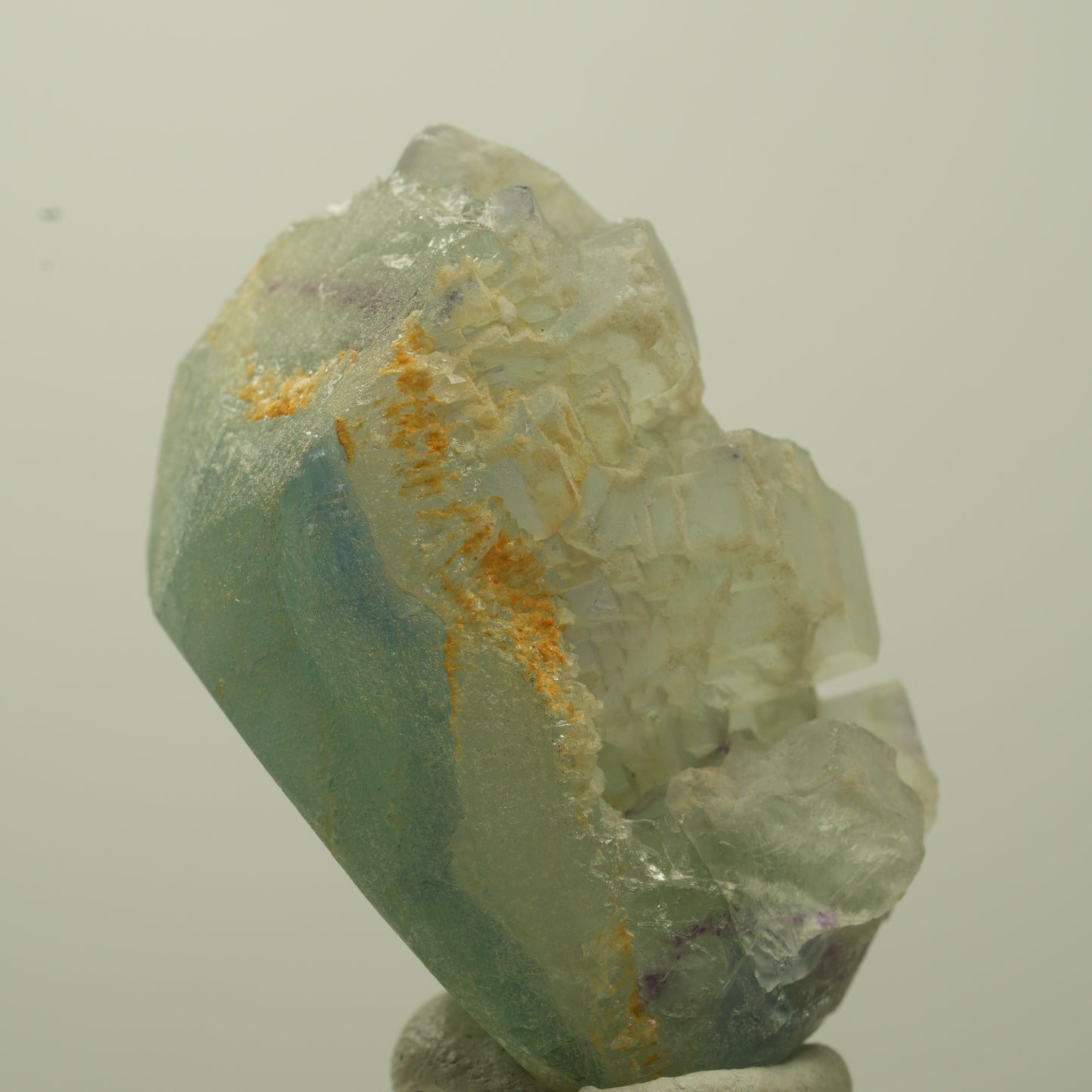 Seltene Phantom Fluorit Stufe, grün lila Omehane, Namibia 36*23*22mm #13692
