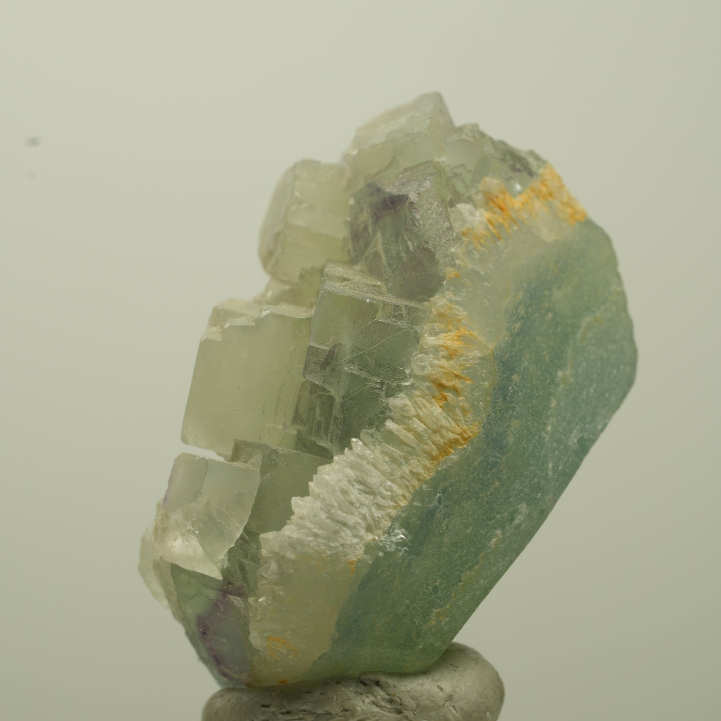 Seltene Phantom Fluorit Stufe, grün lila Omehane, Namibia 36*23*22mm #13692