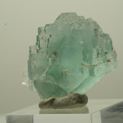 Seltene Phantom Fluorit Würfel Stufe, grün Okorusu, Namibia 35*24*20mm #13693
