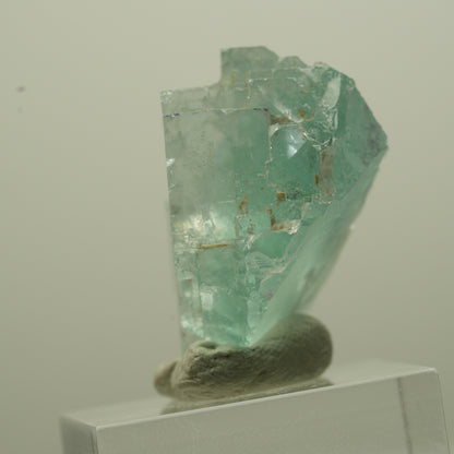 Seltene Phantom Fluorit Würfel Stufe, grün Okorusu, Namibia 35*24*20mm #13693