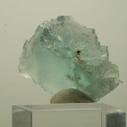 Seltene Phantom Fluorit Würfel Stufe, grün Okorusu, Namibia 35*24*20mm #13693