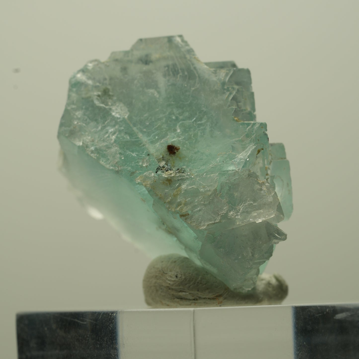Seltene Phantom Fluorit Würfel Stufe, grün Okorusu, Namibia 35*24*20mm #13693