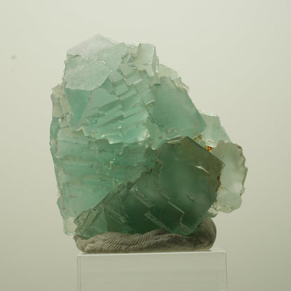 Seltene Phantom Fluorit Würfel Stufe, grün Omehane, Namibia 47*40*26mm #13694