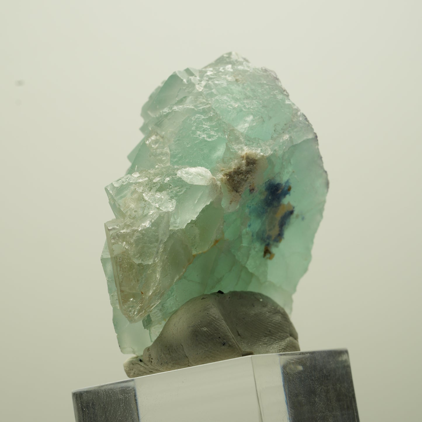 Seltene Phantom Fluorit Würfel Stufe, grün Omehane, Namibia 47*40*26mm #13694