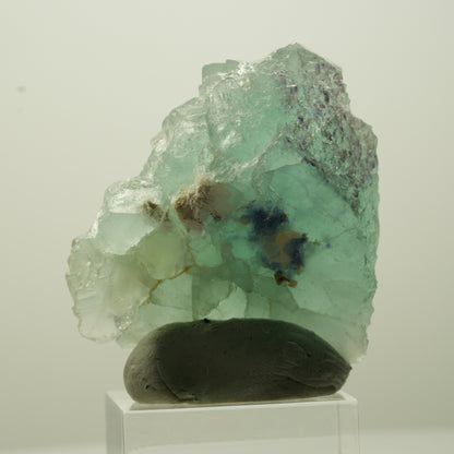 Seltene Phantom Fluorit Würfel Stufe, grün Omehane, Namibia 47*40*26mm #13694
