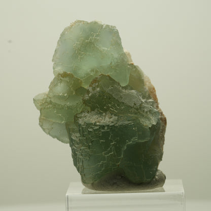 Seltene Phantom Fluorit Würfel Stufe, grün parkettiert Omehane, Namibia 44*31*23mm #13695