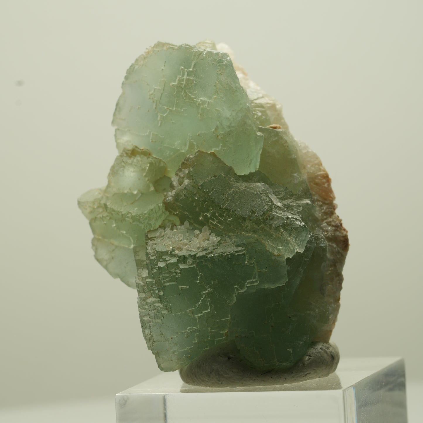 Seltene Phantom Fluorit Würfel Stufe, grün parkettiert Omehane, Namibia 44*31*23mm #13695