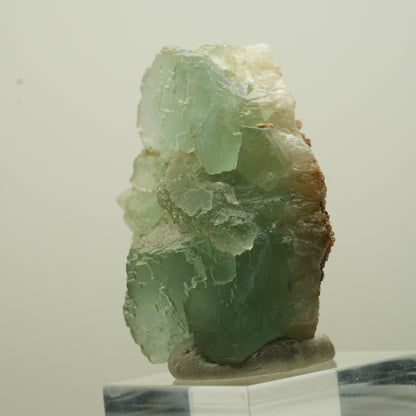 Seltene Phantom Fluorit Würfel Stufe, grün parkettiert Omehane, Namibia 44*31*23mm #13695