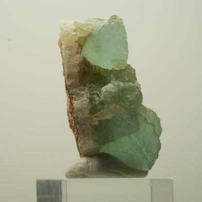 Seltene Phantom Fluorit Würfel Stufe, grün parkettiert Omehane, Namibia 44*31*23mm #13695